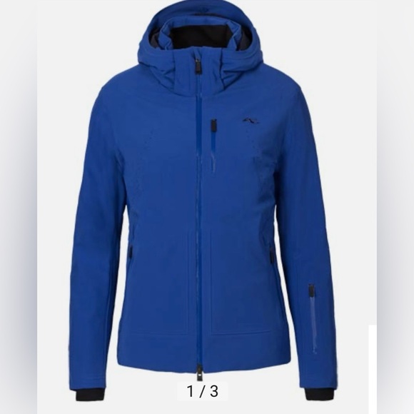 KJUS Edelweiss Ski Jacket Women’s Insulated Fast Thermo Core Size 38 Medium Blue
